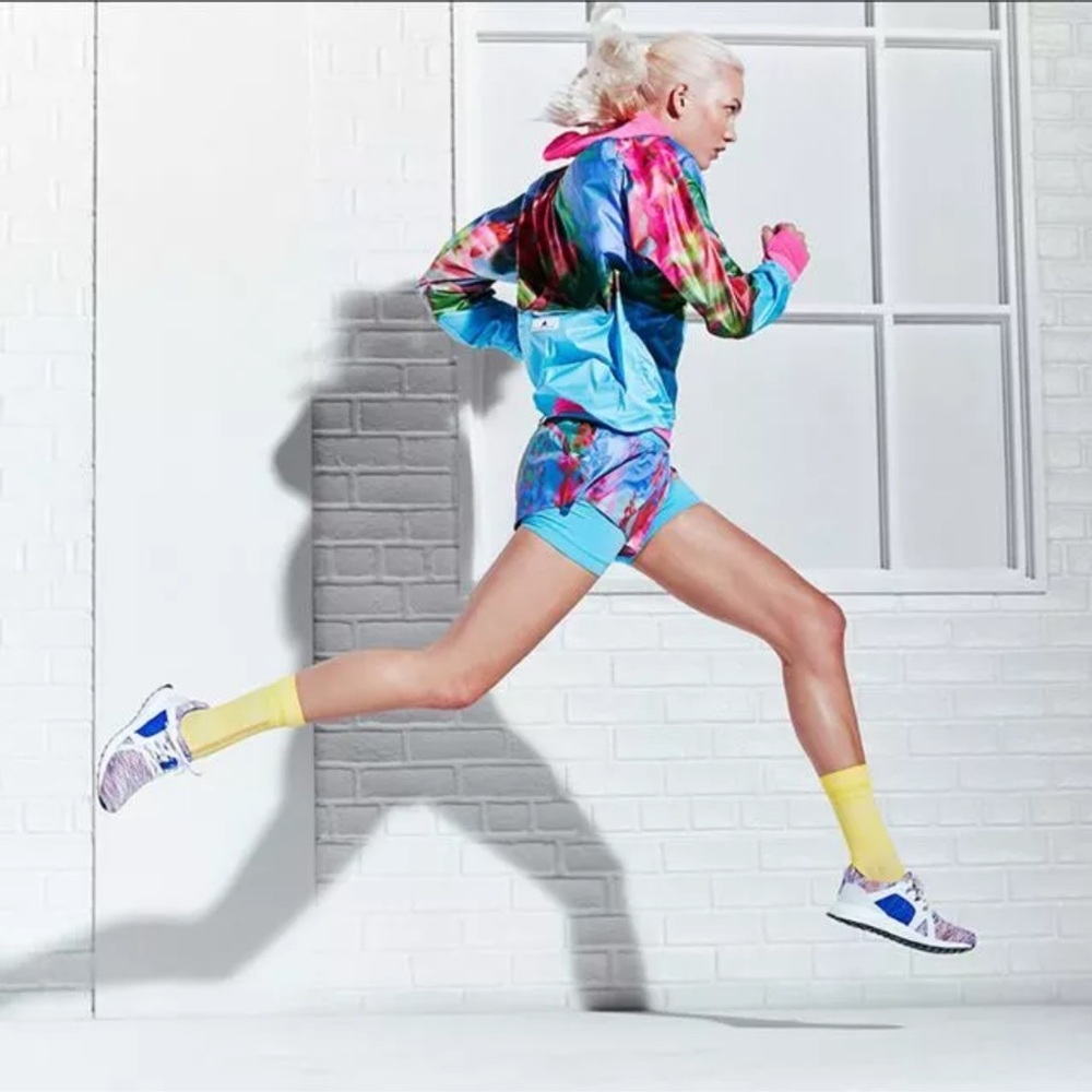 Adidas by Stella McCartney set suite jacket and shorts